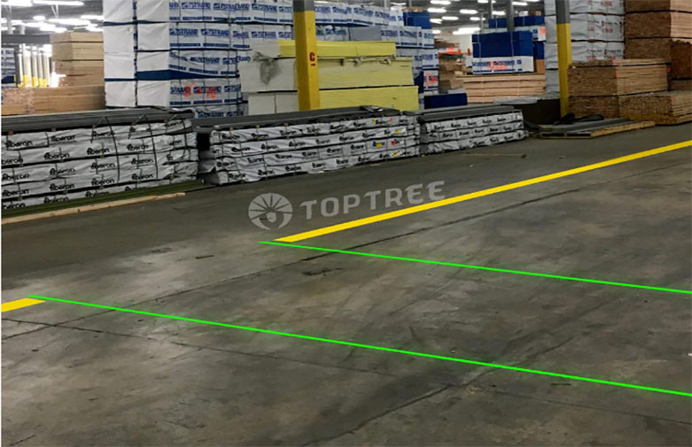 Toptree Walkway Safety Virtual Laser Line Floor Marking System